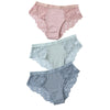 3 Pcs Cotton Panties Sexy Panty Briefs Lace Panties Women Underwear Lingerie Panties for Female Ladies Floral Pantys Underpants